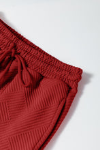 Load image into Gallery viewer, Dark Khaki Textured Loose Slouchy Long Sleeve Top and Pants Set