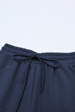 Load image into Gallery viewer, Gray Textured Loose Fit T Shirt & Drawstring Pants Set