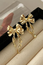Load image into Gallery viewer, Gold Elegant Bow Stud Earrings