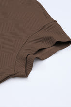 Load image into Gallery viewer, Gray Textured Loose Fit T Shirt & Drawstring Pants Set