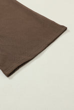 Load image into Gallery viewer, Gray Textured Loose Fit T Shirt & Drawstring Pants Set