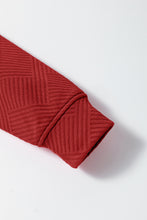 Load image into Gallery viewer, Dark Khaki Textured Loose Slouchy Long Sleeve Top and Pants Set