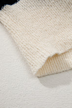 Load image into Gallery viewer, Black White Striped Sleeveless Knit Top