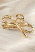 Load image into Gallery viewer, Gold Casual Bowknot Shape Metal Claw Clip