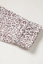 Load image into Gallery viewer, White Allover Leopard Print Long Sleeve and Pants Pajama Set