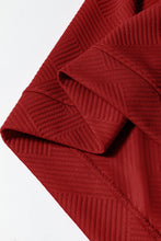 Load image into Gallery viewer, Dark Khaki Textured Loose Slouchy Long Sleeve Top and Pants Set