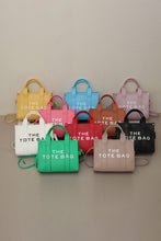 Load image into Gallery viewer, Khaki Letter Print Shoulder Strap Tote Bag