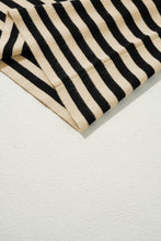 Load image into Gallery viewer, Black Stripe Crew Neck Slim Fit Sweater Vest