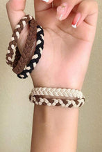 Load image into Gallery viewer, Khaki 5Pcs Braided Elastic Hairband