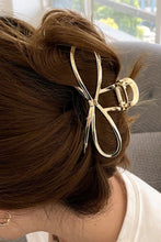 Load image into Gallery viewer, Gold Casual Bowknot Shape Metal Claw Clip
