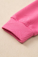 Load image into Gallery viewer, Sail Blue Solid Textured Collared V Neck Top and Wide Leg Pants Set