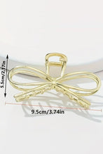 Load image into Gallery viewer, Gold Casual Bowknot Shape Metal Claw Clip
