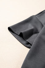 Load image into Gallery viewer, Dark Grey Crewneck Tee and Loose Pants Set