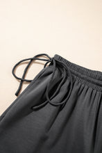 Load image into Gallery viewer, Dark Grey Crewneck Tee and Loose Pants Set