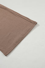 Load image into Gallery viewer, Smoke Gray Solid Color T-Shirt and Wide Leg Pants Set