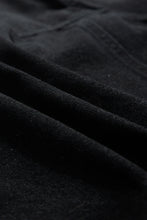 Load image into Gallery viewer, Peacock Blue Raw Edge Bell Short Sleeve Denim Jacket