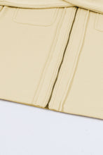 Load image into Gallery viewer, Green Flap Pockets Bishop Sleeve Zip Up Hoodie Jacket