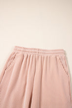 Load image into Gallery viewer, Wild Wind Solid Corded Short Sleeve T Shirt and Wide Leg Pants Set