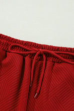 Load image into Gallery viewer, Dark Khaki Textured Loose Slouchy Long Sleeve Top and Pants Set