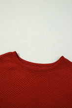 Load image into Gallery viewer, Dark Khaki Textured Loose Slouchy Long Sleeve Top and Pants Set