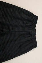 Load image into Gallery viewer, White Lattice Textured Cropped Tee and Jogger Pants Set