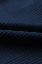 Load image into Gallery viewer, Sail Blue Solid Textured Collared V Neck Top and Wide Leg Pants Set