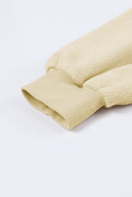 Load image into Gallery viewer, Green Flap Pockets Bishop Sleeve Zip Up Hoodie Jacket