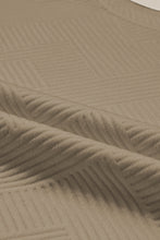 Load image into Gallery viewer, Dark Khaki Textured Loose Slouchy Long Sleeve Top and Pants Set