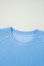 Load image into Gallery viewer, Wild Wind Solid Corded Short Sleeve T Shirt and Wide Leg Pants Set