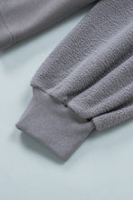 Load image into Gallery viewer, Green Flap Pockets Bishop Sleeve Zip Up Hoodie Jacket