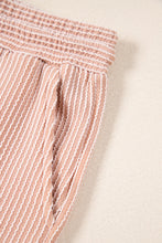 Load image into Gallery viewer, Wild Wind Solid Corded Short Sleeve T Shirt and Wide Leg Pants Set