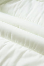 Load image into Gallery viewer, Black Solid Zipper Stand Neck Oversized Puffer Vest