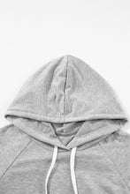 Load image into Gallery viewer, Gray Drawstring Hoodie and High Waist Pants Lounge Set