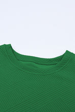 Load image into Gallery viewer, Gray Textured Loose Fit T Shirt & Drawstring Pants Set