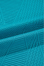 Load image into Gallery viewer, Dark Green Textured Ruffle Summer Top and Drawstring Pants Set