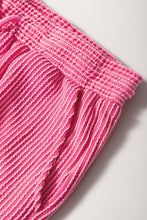 Load image into Gallery viewer, Wild Wind Solid Corded Short Sleeve T Shirt and Wide Leg Pants Set