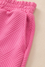 Load image into Gallery viewer, Sail Blue Solid Textured Collared V Neck Top and Wide Leg Pants Set