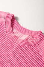 Load image into Gallery viewer, Wild Wind Solid Corded Short Sleeve T Shirt and Wide Leg Pants Set