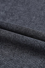 Load image into Gallery viewer, Pink Solid Ribbed Round Neck Pullover Sweatshirt