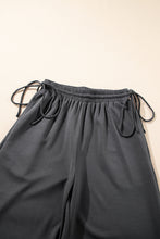 Load image into Gallery viewer, Dark Grey Crewneck Tee and Loose Pants Set