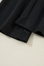 Load image into Gallery viewer, Dark Green Textured Ruffle Summer Top and Drawstring Pants Set