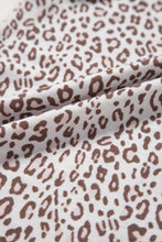 Load image into Gallery viewer, White Allover Leopard Print Long Sleeve and Pants Pajama Set