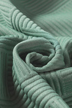 Load image into Gallery viewer, Dark Khaki Textured Loose Slouchy Long Sleeve Top and Pants Set