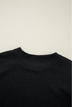 Load image into Gallery viewer, Dark Green Textured Ruffle Summer Top and Drawstring Pants Set