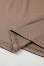 Load image into Gallery viewer, Smoke Gray Solid Color T-Shirt and Wide Leg Pants Set