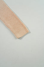 Load image into Gallery viewer, Apricot Cable Knit Drop Shoulder Side Slits Loose Sweater