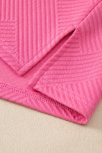 Load image into Gallery viewer, Sail Blue Solid Textured Collared V Neck Top and Wide Leg Pants Set