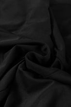 Load image into Gallery viewer, Black Sleeveless Scoop Neck Flared Split Midi Dress