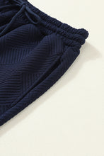 Load image into Gallery viewer, Dark Khaki Textured Loose Slouchy Long Sleeve Top and Pants Set