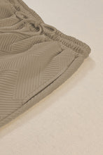 Load image into Gallery viewer, Dark Khaki Textured Loose Slouchy Long Sleeve Top and Pants Set